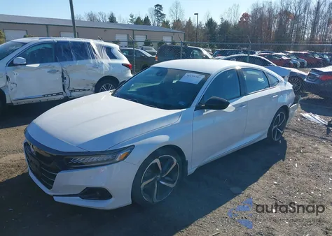 2022 Honda Accord Sport from USA, damaged, VIN 1HGCV1F3XNA110806